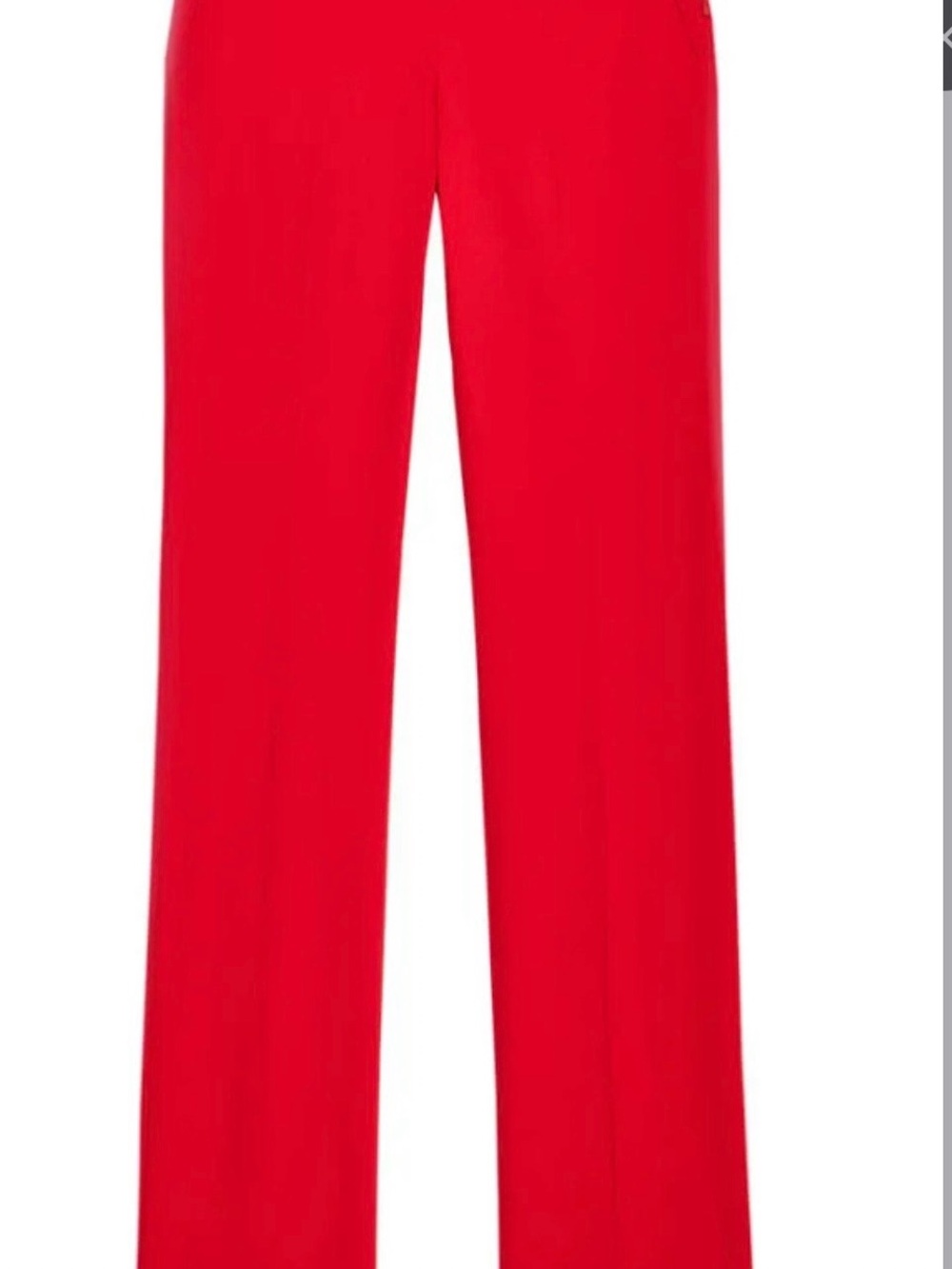 Per Se by Carlisle Red Stretch Flat Pants   Brand NWT